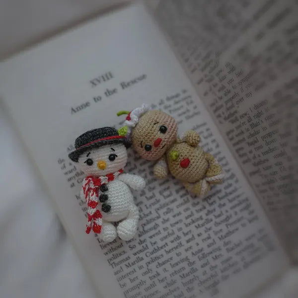 Christmas Crochet Pattern Set | 5 Adorable Ornaments in One PDF | Easy Holiday Crochet Tutorial (Instant Download)