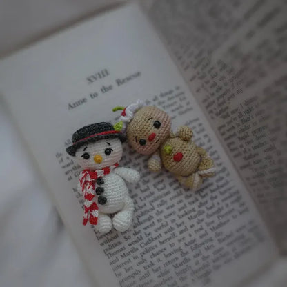 Christmas Crochet Pattern Set | 5 Adorable Ornaments in One PDF | Easy Holiday Crochet Tutorial (Instant Download)