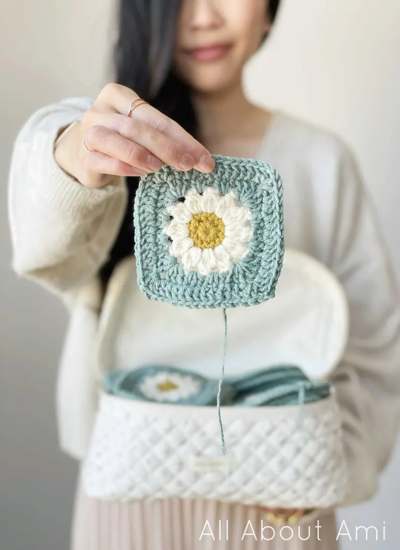 🌻Sunflower Crocheted Blanket Pattern | Cozy & Boho Design